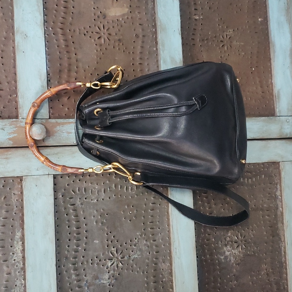 Enter to Win (1 chance on wheel) Authentic Vintage RARE Gucci Bamboo Bucket Bag